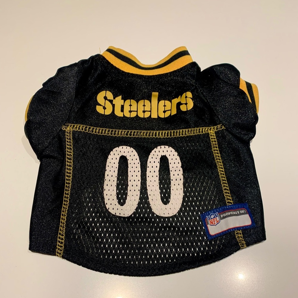 Pittsburgh Steelers Dog Jersey, Size X-Small, Pets First